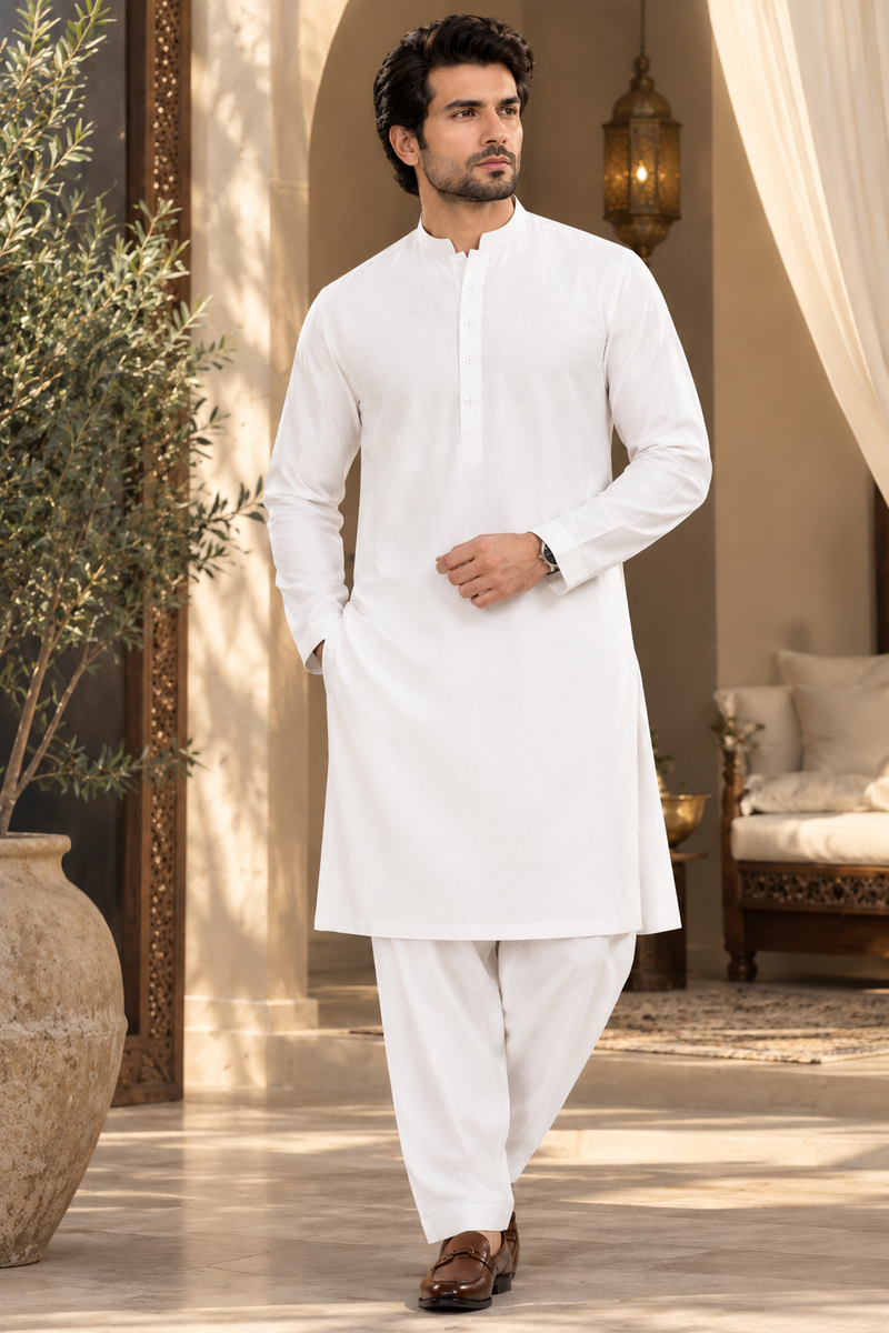 Premium Off-White Cotton Fabric | Brother Fabrics