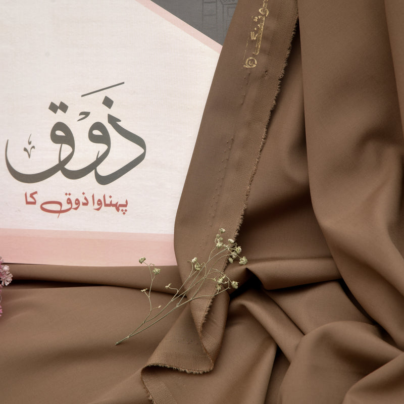 Maharaja Suiting Brother Fabrics – Desert Walnut
