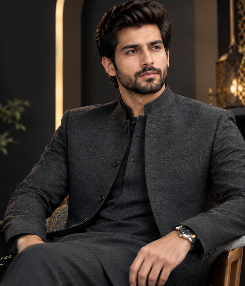 Premium Charcoal Black Fabric | Brother Fabrics