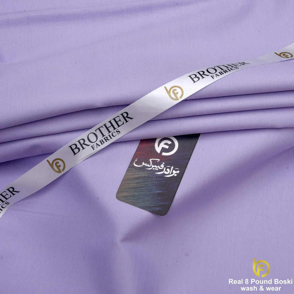 Soft Lilac Real 8 Pound Boski Wash & Wear Fabric | Brother Fabrics
