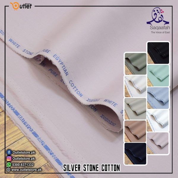 “SAQAAFAH” SILVER STONE COTTON